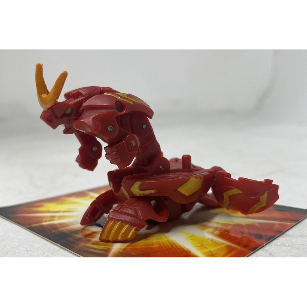 Bakugan Battle Axe Dragonoid Figure Unisex OS Red 770G Colossus Part Tested
